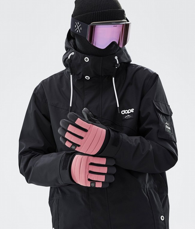 Men Dope Ace 2022 Snow Gloves Pink | RZOJWXC-89