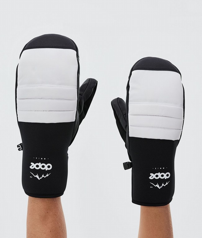 Men Dope Ace 2022 Snow Gloves White | JTBNSIZ-47