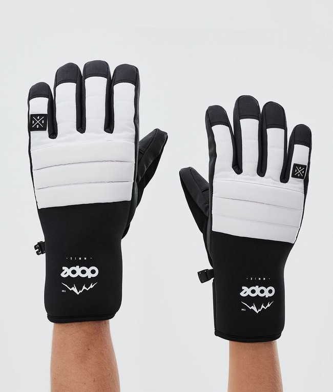 Men Dope Ace 2022 Snow Gloves White | YGXDRUP-42