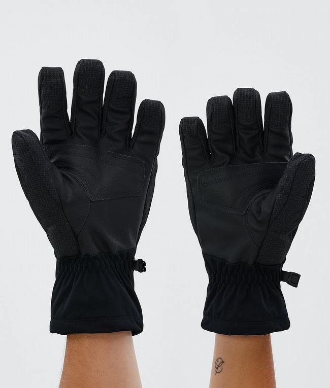 Men Dope Ace Snow Gloves Black | DBFHAGP-59