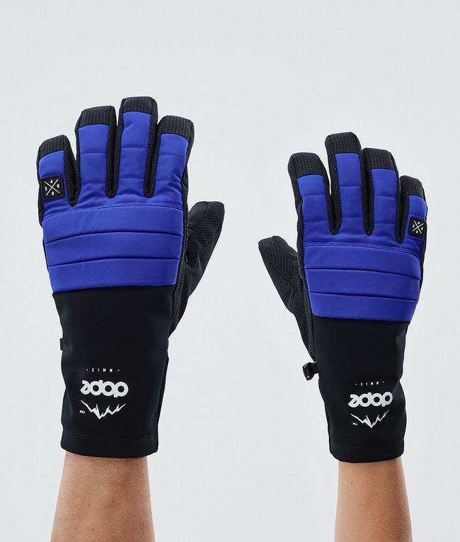 Men Dope Ace Snow Gloves Deep Blue | RBMUNXW-74