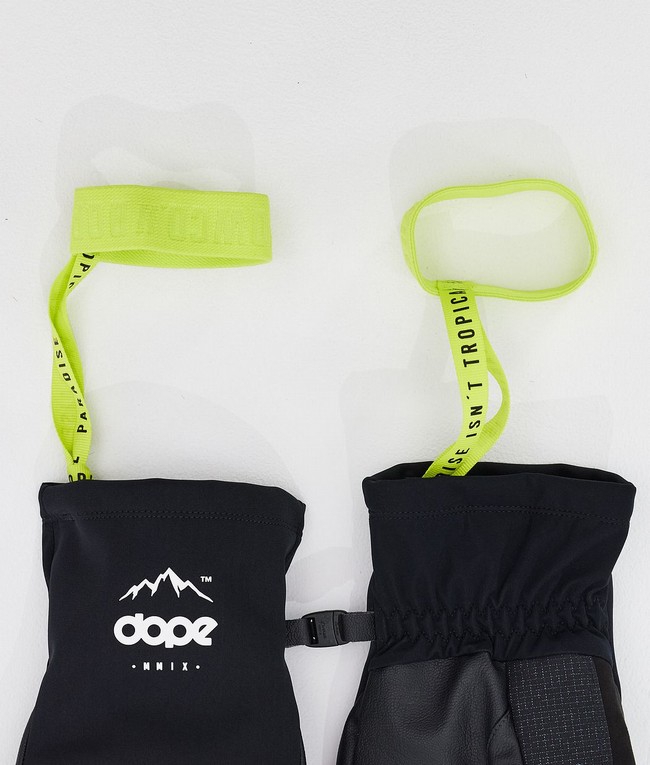 Men Dope Ace Snow Gloves Green | APOZNJL-41