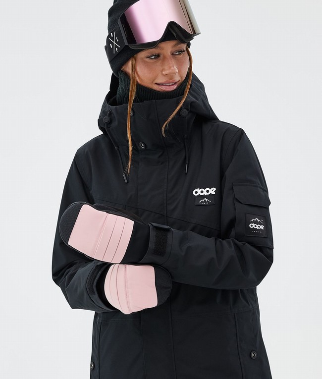 Men Dope Ace Snow Gloves Pink | YGDFNWJ-68