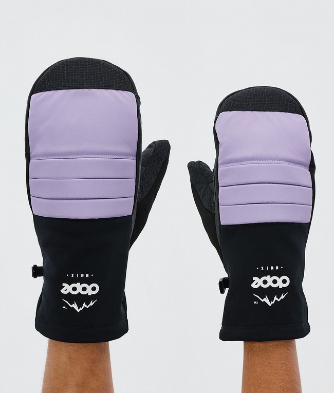 Men Dope Ace Snow Gloves Purple | QHEWJFK-34