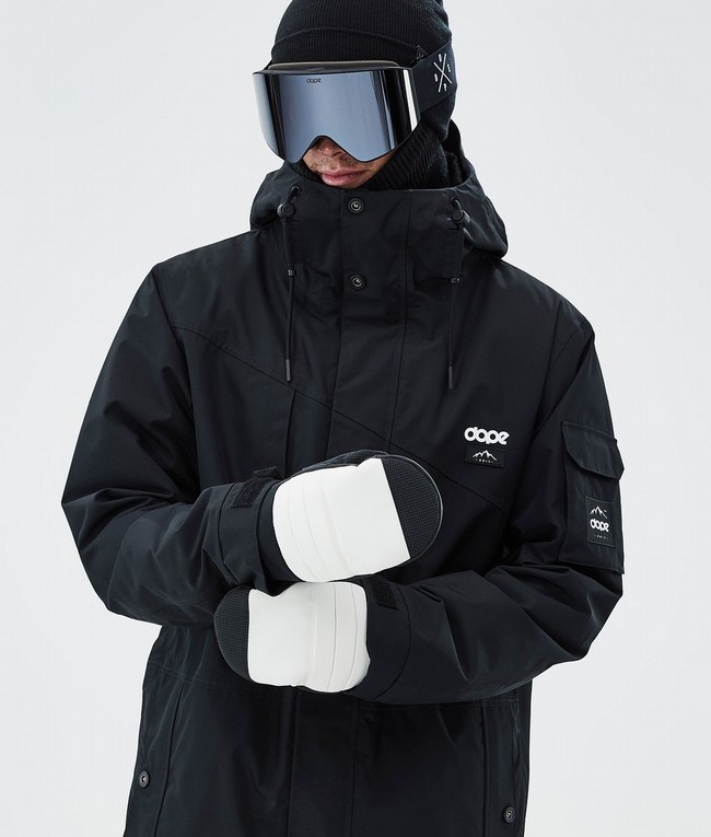 Men Dope Ace Snow Gloves White | QWOUJXV-29