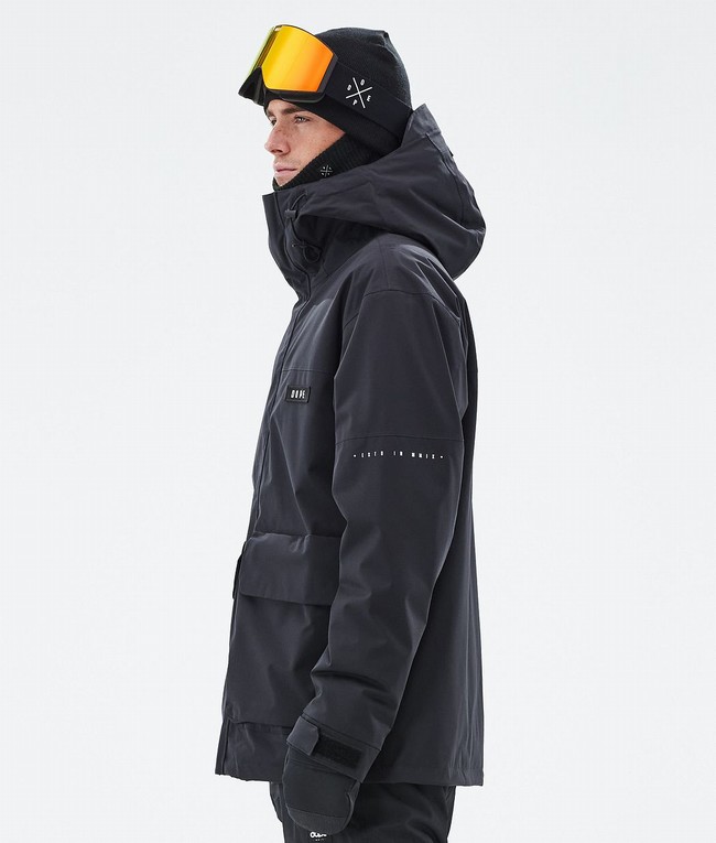 Men Dope Acme Ski Jackets Black | PNHAGOK-61