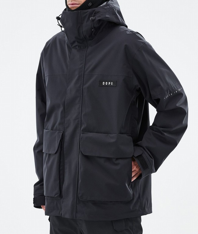 Men Dope Acme Ski Jackets Black | PNHAGOK-61