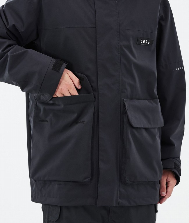 Men Dope Acme Ski Jackets Black | PNHAGOK-61