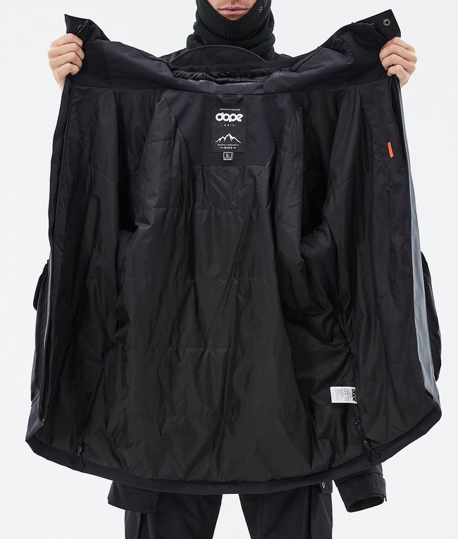 Men Dope Acme Ski Jackets Black | PNHAGOK-61