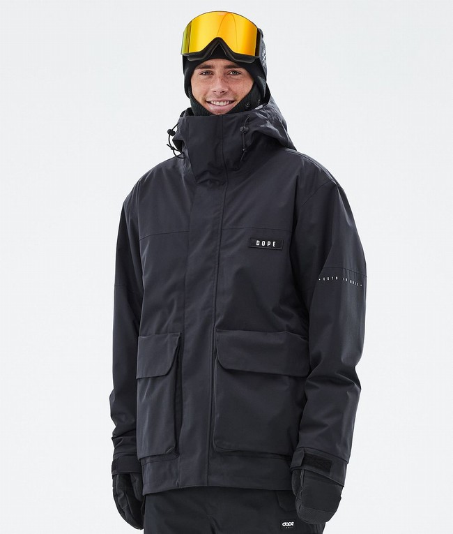 Men Dope Acme Ski Jackets Black | PNHAGOK-61