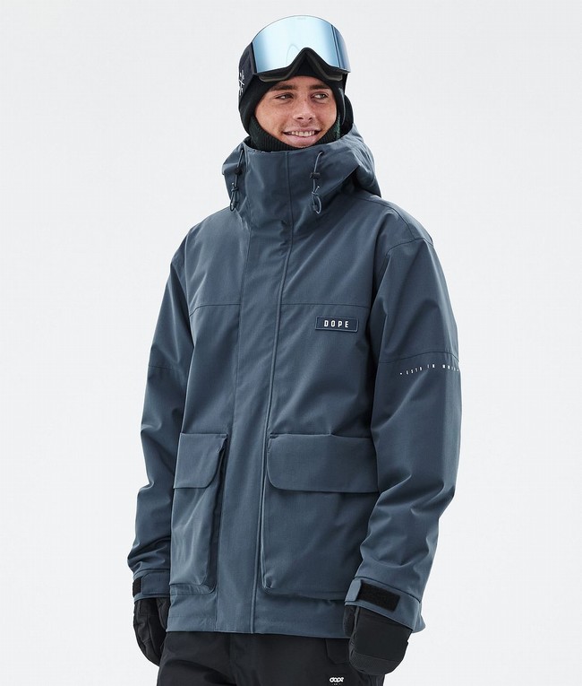 Men Dope Acme Ski Jackets Blue | UREIPVB-89