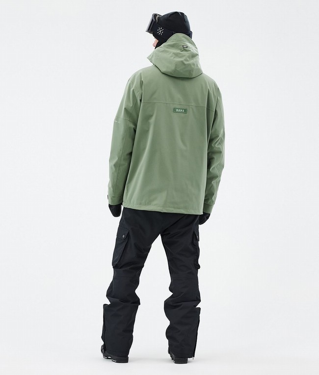 Men Dope Acme Ski Jackets Green | YNUXDCT-71