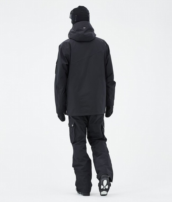 Men Dope Adept Ski Jackets Black | MHTVOBG-39