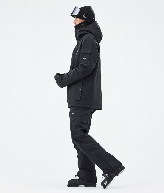 Men Dope Adept Ski Jackets Black | PFGQMBO-89