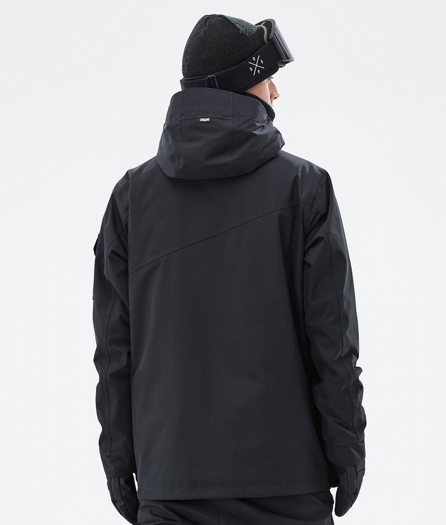 Men Dope Adept Ski Jackets Black | PFGQMBO-89