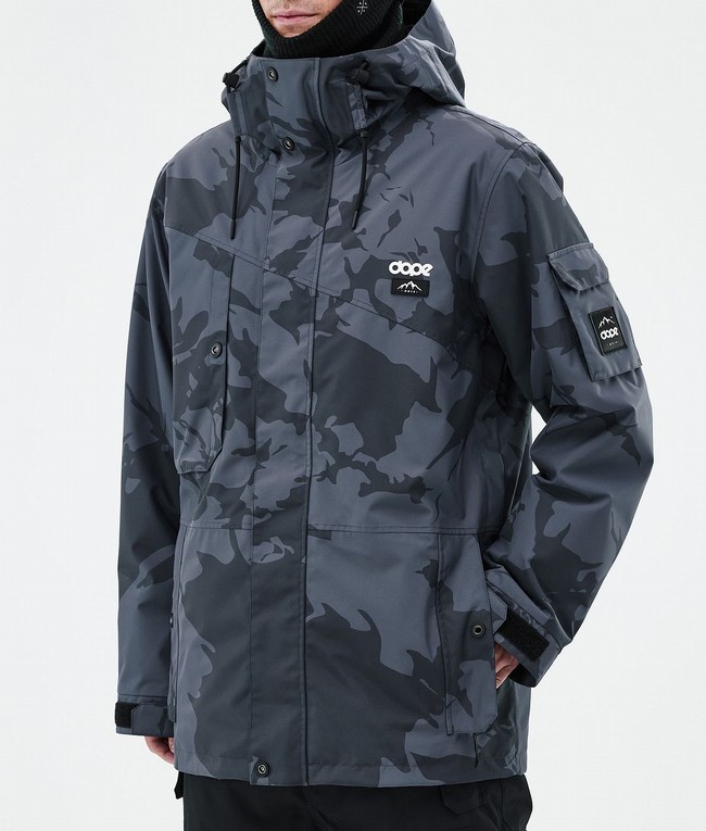 Men Dope Adept Ski Jackets Blue / Camo | XFWDKNB-48