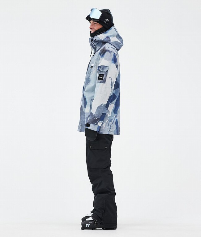 Men Dope Adept Ski Jackets Blue | DHVUBEW-24