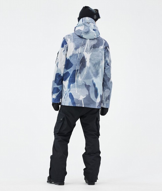 Men Dope Adept Ski Jackets Blue | DHVUBEW-24