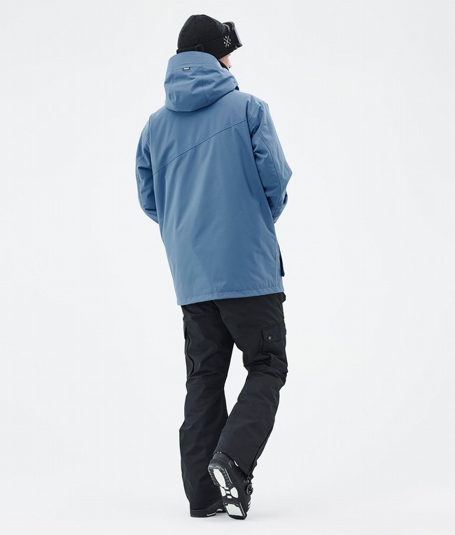 Men Dope Adept Ski Jackets Blue / Grey | BJOMIWY-29