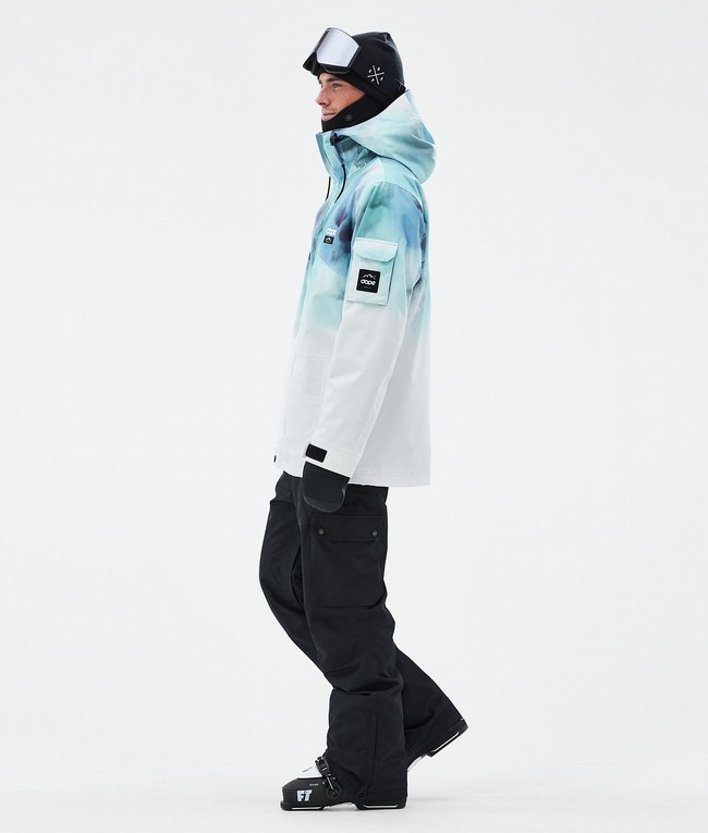 Men Dope Adept Ski Jackets Blue / White | ZEFNKAW-79