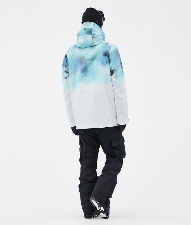 Men Dope Adept Ski Jackets Blue / White | ZEFNKAW-79