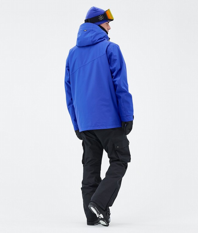 Men Dope Adept Ski Jackets Deep Blue | KWFHTLX-50