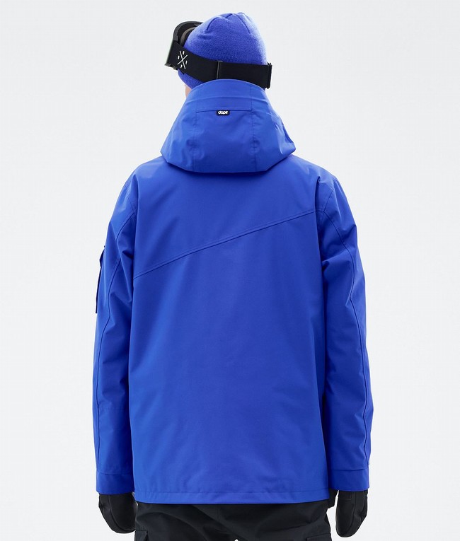 Men Dope Adept Ski Jackets Deep Blue | KWFHTLX-50