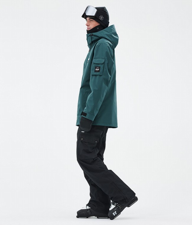 Men Dope Adept Ski Jackets Green | EZUTXKN-34