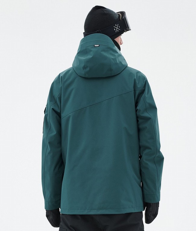 Men Dope Adept Ski Jackets Green | EZUTXKN-34