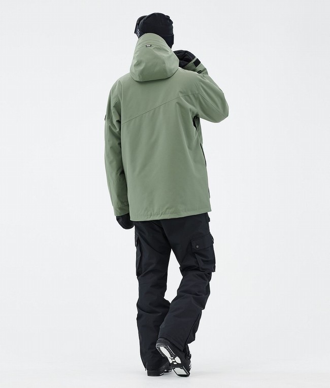 Men Dope Adept Ski Jackets Green | SWYEABF-69