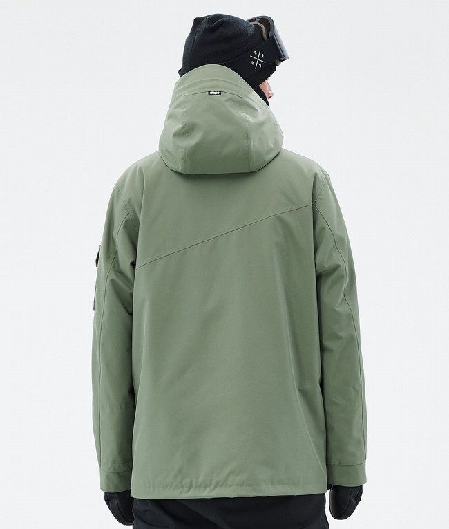 Men Dope Adept Ski Jackets Green | SWYEABF-69