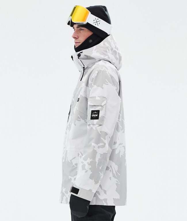 Men Dope Adept Ski Jackets Grey / Camo | MPYSCQX-72