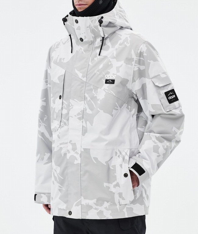 Men Dope Adept Ski Jackets Grey / Camo | MPYSCQX-72