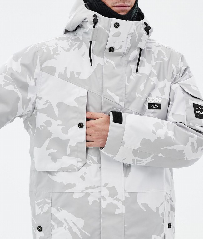 Men Dope Adept Ski Jackets Grey / Camo | MPYSCQX-72