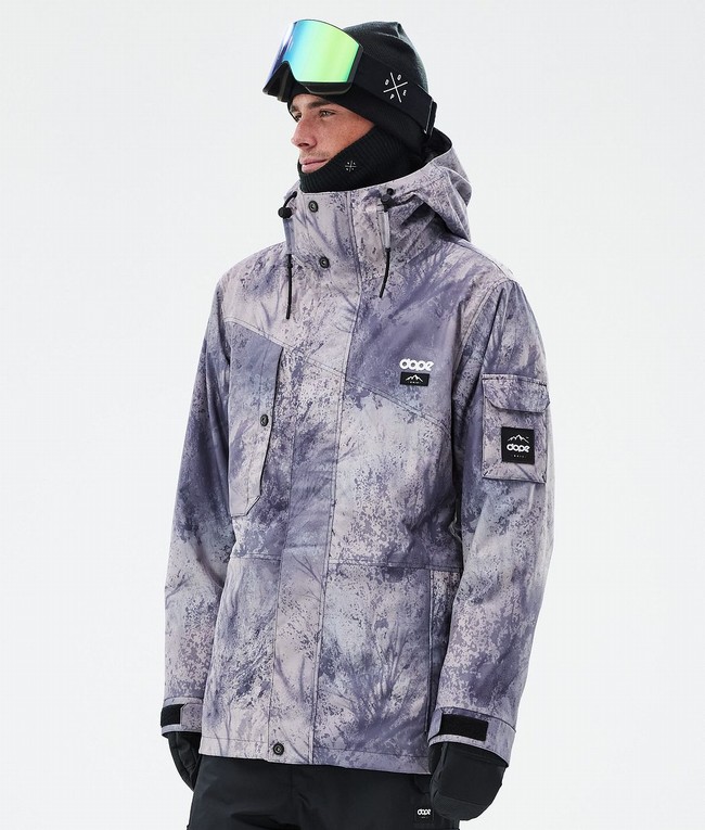 Men Dope Adept Ski Jackets Purple | EFYTQGS-61