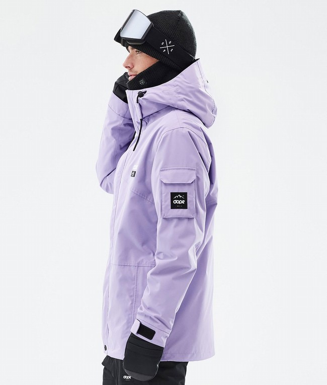 Men Dope Adept Ski Jackets Purple | FHYJDES-07