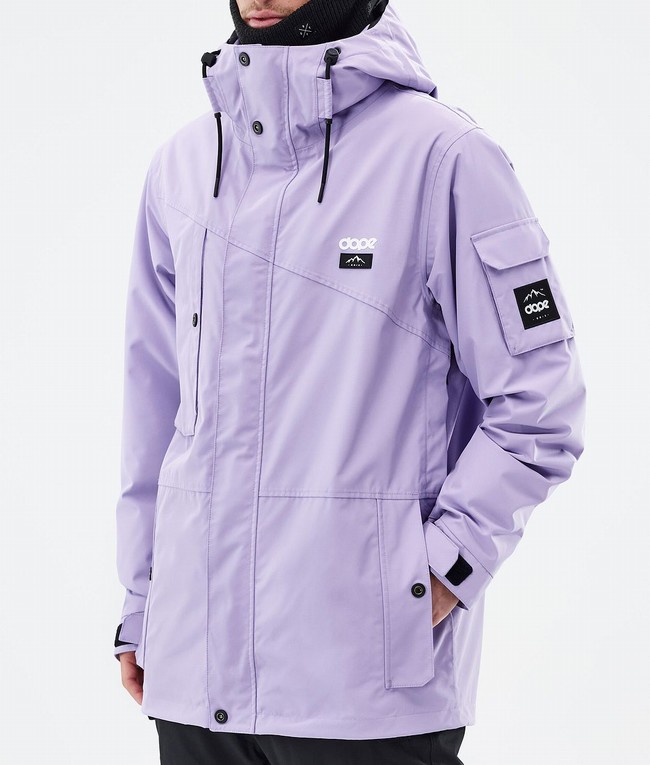 Men Dope Adept Ski Jackets Purple | FHYJDES-07