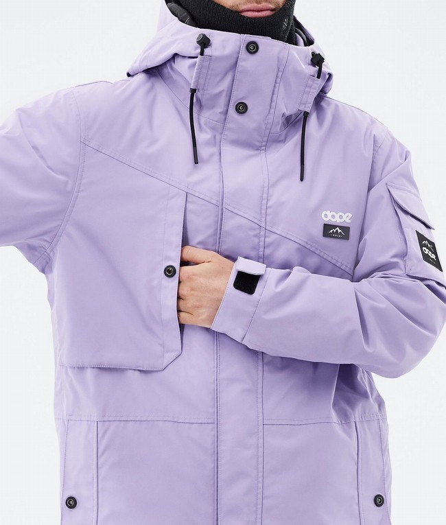 Men Dope Adept Ski Jackets Purple | FHYJDES-07