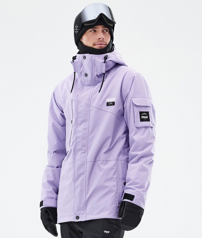 Men Dope Adept Ski Jackets Purple | FHYJDES-07