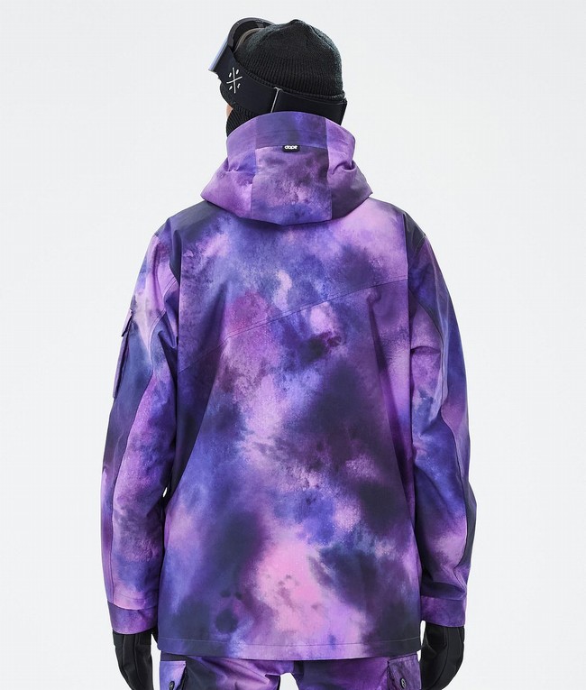 Men Dope Adept Ski Jackets Purple | XYNCUQO-61