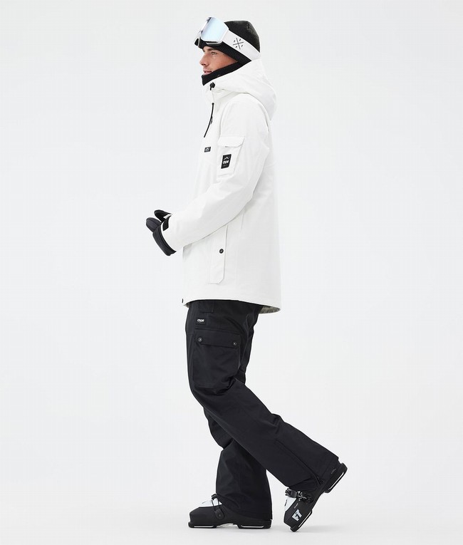 Men Dope Adept Ski Jackets White | SYIHGVJ-97