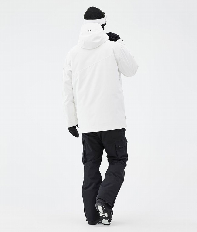 Men Dope Adept Ski Jackets White | SYIHGVJ-97