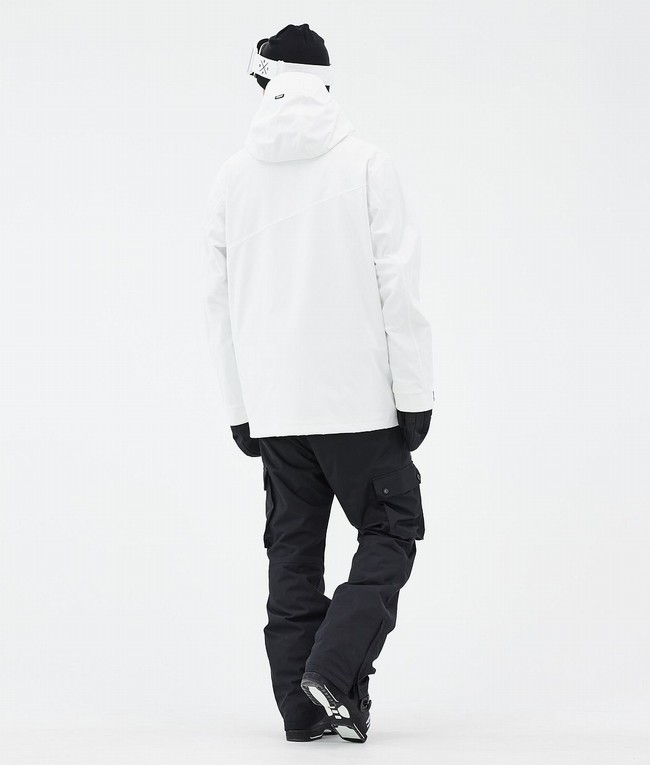 Men Dope Adept Ski Jackets White | TSPCFWB-84