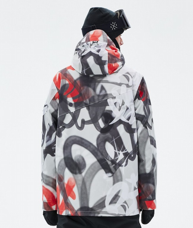 Men Dope Adept Snowboard Jackets Black / Red | SHKUWQN-70