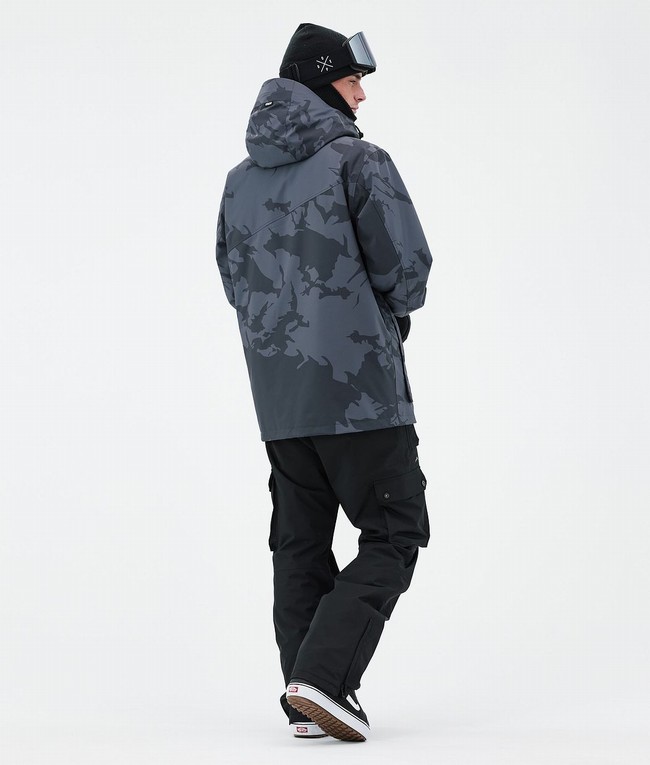 Men Dope Adept Snowboard Jackets Blue / Camo | XVCOINZ-09