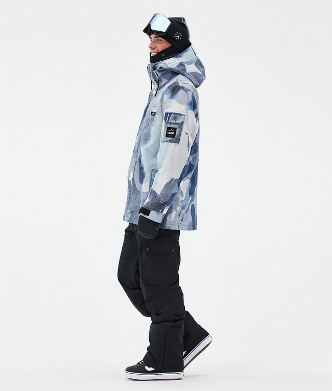 Men Dope Adept Snowboard Jackets Blue | NXIVHYT-06