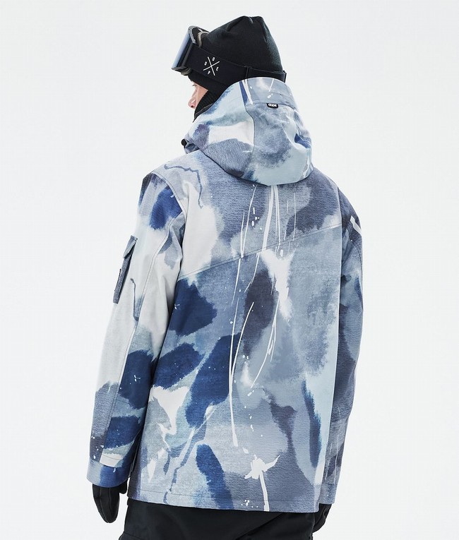 Men Dope Adept Snowboard Jackets Blue | NXIVHYT-06