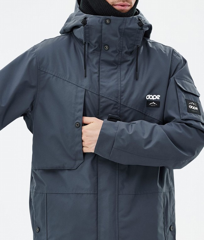 Men Dope Adept Snowboard Jackets Blue | ROLAYJM-53