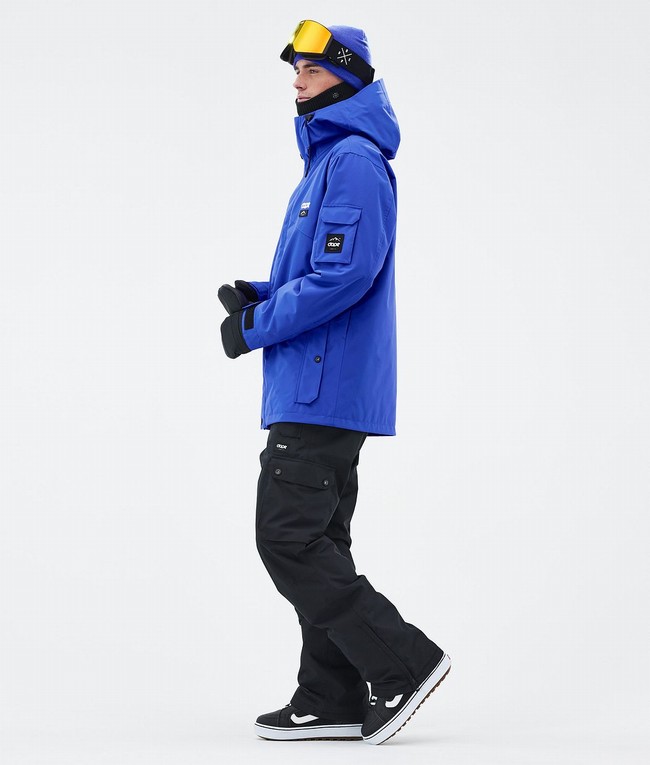 Men Dope Adept Snowboard Jackets Deep Blue | NYWRXUT-91