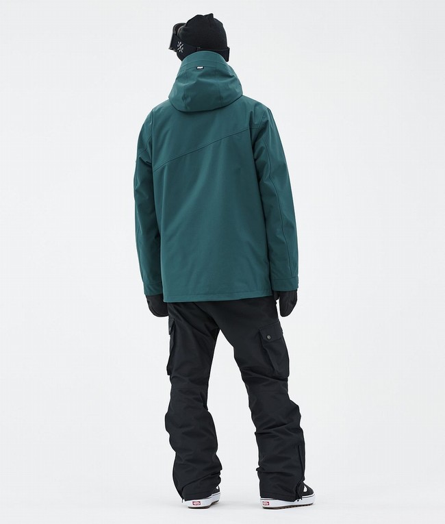 Men Dope Adept Snowboard Jackets Green | XLJATWD-64